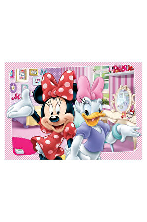 Kız Erkek Çocuk Oyuncak MN 113 Minnie Puzzle 200 Parça -KS Puzzle Kız Erkek Çocuk Oyuncak Eğitici Oy