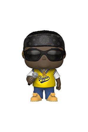 Kız Erkek Çocuk Oyuncak Funko POP Rocks Notorious B.I.G. Jersey Kız Erkek Çocuk Oyuncak Eğitici Oyun