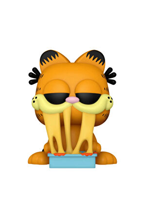 Kız Erkek Çocuk Oyuncak Funko POP Comics Garfield Garfield w/Lasagna Pan Kız Erkek Çocuk Oyuncak Eği