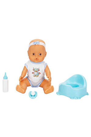 Kız Erkek Çocuk Oyuncak Boubou Sesli Altını Islatan Bebek Seti 30cm - S00003451 Kız Erkek Çocuk Oyun