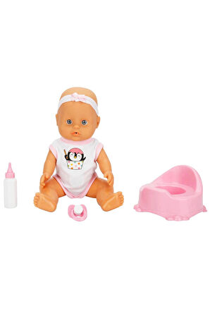 Kız Erkek Çocuk Oyuncak Boubou Sesli Altını Islatan Bebek Seti 30cm - S00003451 Kız Erkek Çocuk Oyun