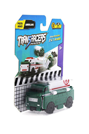 Kız Erkek Çocuk Oyuncak Transracers Dönüşen Araçlar Posta Aracı / Ambulans Kız Erkek Çocuk Oyuncak E