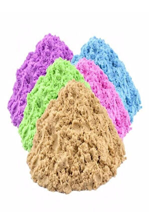 Kız Erkek Çocuk Eğlenceli Oyuncaklar Happy Kids Kinetik Kum - Pembe 500gr