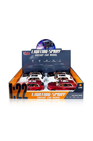 Kız Erkek Çocuk Oyuncak HCL-506A Çek Bırak 1:22 Sesli Ve Işıklı Buharlı RR-Lüx Metal Jeep Kız Erkek