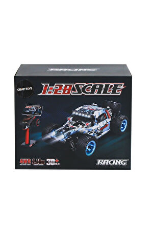 Kız Erkek Çocuk Oyuncak 284161 Kumandalı 30 km Hız Yapan Yarış arabası 1:28 Kız Erkek Çocuk Oyuncak