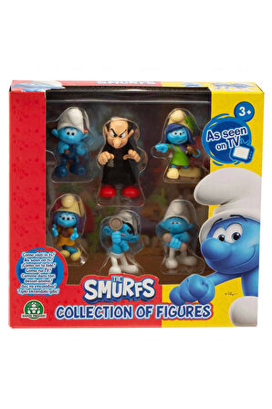 Kız Erkek Çocuk Oyuncak Şirinler Figür Seti PUF14000 Kız Erkek Çocuk Oyuncak Eğitici Oyuncaklar