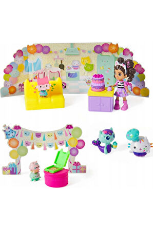 Kız Erkek Çocuk Oyuncak Gabby's Doll House Cakey'in Doğum Günü Kız Erkek Çocuk Oyuncak Eğitici Oyunc