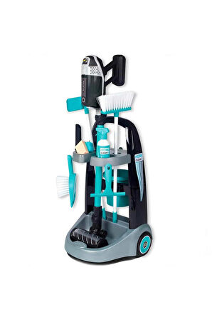 Kız Erkek Çocuk Oyuncak Rowenta Arabalı Elektrikli Süpürge 7600330319 Kız Erkek Çocuk Oyuncak Eğitic