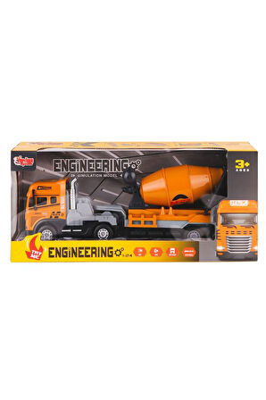 Kız Erkek Çocuk Oyuncak KLX800-241-42-43-44 Işıklı Müzikli İnşaat Tırı 1:24 -Vardem Oyuncak Kız Erke