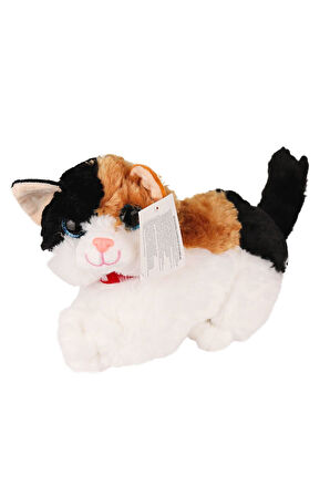 Kız Erkek Çocuk Oyuncak KZL-1609032 Peluş Miyavlayan Kedi - stokta olan gönderilir Kız Erkek Çocuk O