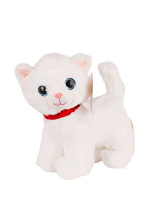 Kız Erkek Çocuk Oyuncak KZL-2311010 Peluş Miyavlayan Kedi Kız Erkek Çocuk Oyuncak Eğitici Oyuncaklar