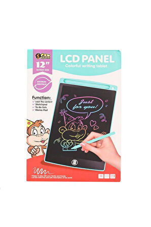 Çocuk Bebek Oyuncakları 1201C Renkli Yazı Tahtası 12inç Kız Erkek Çocuk Oyuncak Eğitici Oyuncaklar