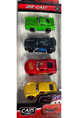 Kız Erkek Çocuk Eğlenceli Oyuncaklar Kids Cars Speed 4 Oyuncak Araba (die Cast) Jh933-a4