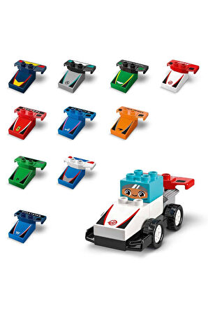 Kız Erkek Çocuk Oyuncak Kasabası F1 Takımı Yarış Arabaları ve Sürücüler 10445 Kız Erkek Çocuk Oyunca