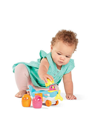 Kız Erkek Çocuk Oyuncak 73147 Tomy, 2si1 arada Uçak ve Saklambaçlı Yumurtalar, 12-36 ay Kız Erkek Ço