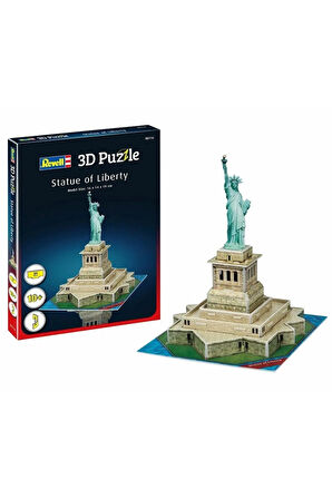 Kız Erkek Çocuk Oyuncak 00114 Revell 3D Puzzle Özgürlük Heykeli 31 parça Kız Erkek Çocuk Oyuncak Eği