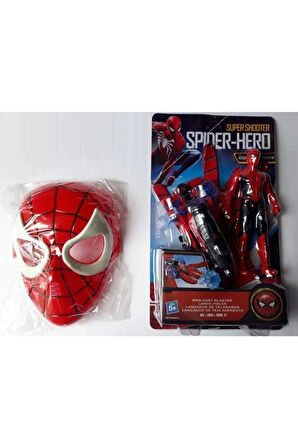 Kız Erkek Çocuk Eğlenceli Oyuncaklar Örümcek Adam Ağ Atan Eldiven Örümcek Adam Oyuncak Figür Ve Mask