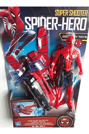 Kız Erkek Çocuk Eğlenceli Oyuncaklar Örümcek Adam Ağ Atan Eldiven Örümcek Adam Oyuncak Figür Ve Mask