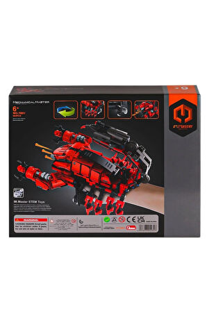 Kız Erkek Çocuk Oyuncak 7801 IMM Master Blokları Akrep El Silahı Kırmızı 664 Parça Kız Erkek Çocuk O