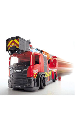 Kız Erkek Çocuk Oyuncak 203716017038 Dickie, Scania Sesli Işıklı İtfaiye Aracı 35cm Kız Erkek Çocuk