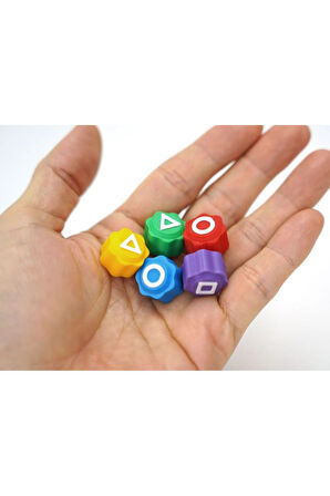 Kız Erkek Çocuk Eğlenceli Oyuncaklar Kutuda Squid 2 Gonggi Game 5 Taş Oyun Seti Beştaş Gonggi Oyunca