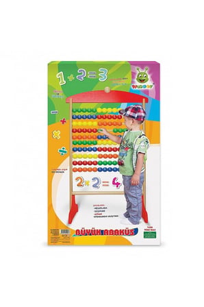 Kız Erkek Çocuk Oyuncak KR031 Woodoy Abaküs 100lü Kız Erkek Çocuk Oyuncak Eğitici Oyuncaklar