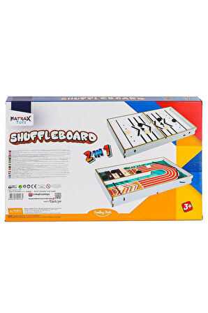 Kız Erkek Çocuk Oyuncak 416 Shuffleboard Oyunu 2IN1 Kız Erkek Çocuk Oyuncak Eğitici Oyuncaklar