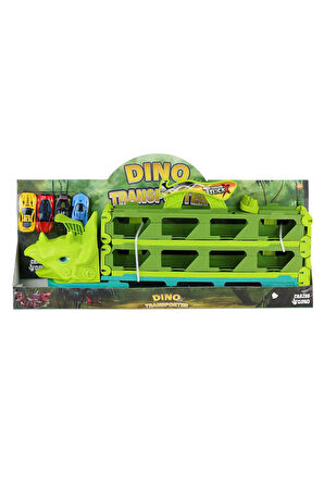 Kız Erkek Çocuk Oyuncak 4529 Dino Transporter Yarış Pisti + 4 Araç -Sunman Kız Erkek Çocuk Oyuncak E