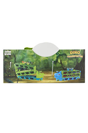Kız Erkek Çocuk Oyuncak 4529 Dino Transporter Yarış Pisti + 4 Araç -Sunman Kız Erkek Çocuk Oyuncak E