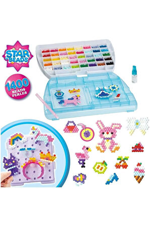 Kız Erkek Çocuk Oyuncak 31914 AquaBeads Çantalı Delüks Set 1400 parça +4 yaş Kız Erkek Çocuk Oyuncak