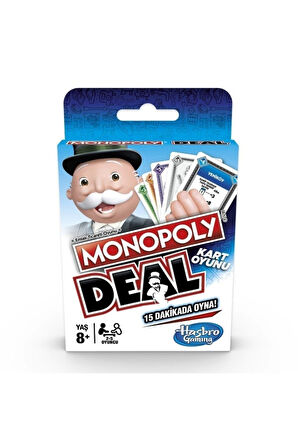 Kız Erkek Çocuk Eğlenceli Oyuncaklar E3113 Monopoly Deal Kart Oyunu / +8 Yaş