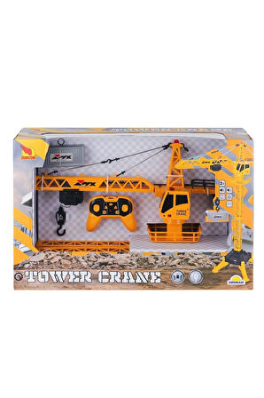 Kız Erkek Çocuk Oyuncak 4495 Kumandalı Sesli ve Işıklı İnşaat Vinç -Sunman Kız Erkek Çocuk Oyuncak E