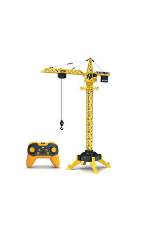 Kız Erkek Çocuk Oyuncak 4495 Kumandalı Sesli ve Işıklı İnşaat Vinç -Sunman Kız Erkek Çocuk Oyuncak E