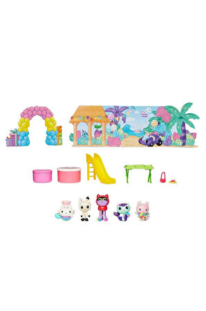 Kız Erkek Çocuk Oyuncak 6069141 Gabbys Dollhouse Hayal Evi Pandi Patinin Doğum Günü Seti Kız Erkek Ç
