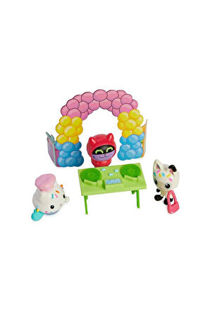 Kız Erkek Çocuk Oyuncak 6069141 Gabbys Dollhouse Hayal Evi Pandi Patinin Doğum Günü Seti Kız Erkek Ç