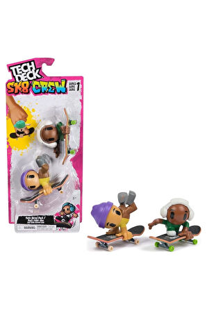 Kız Erkek Çocuk Oyuncak 6071061 Tech Deck SK8 Crew İkili Paket Kız Erkek Çocuk Oyuncak Eğitici Oyunc