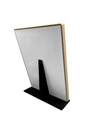 Süet Kumaş Tırnaklı Siyah Renk 34/24 Cm Stand
