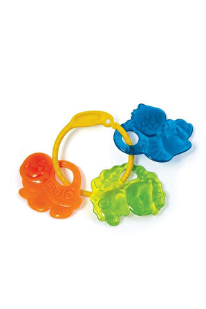 17061 Baby Renkli Hayvanlar Dişlik / +3 ay Kız Erkek Çocuk Oyuncak Öğretici Oyuncaklar