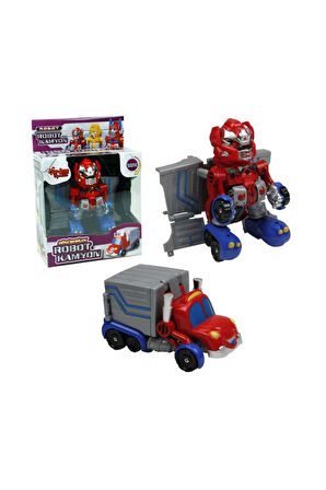 Kutulu Dönüşebilen Mini Robot Kamyon Kız Erkek Çocuk Oyuncak Eğitici Oyuncaklar