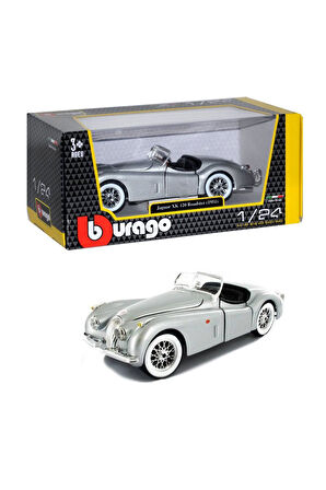 22018 1:24 Burago Jaguar Xk 120 Roadster Kız Erkek Çocuk Oyuncak Eğitici Oyuncaklar
