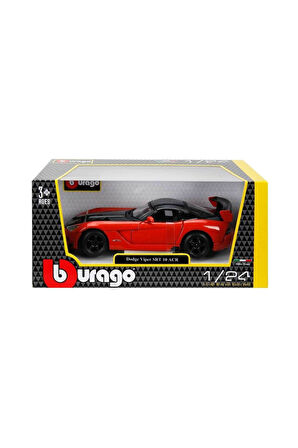 22114 Burago 1:24 Dodge Viper SRT 10 ACR Model Araba Kız Erkek Çocuk Oyuncak Eğitici Oyuncaklar