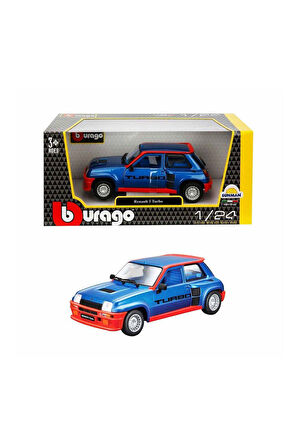 21088 1:24 Renault 5 Turbo Model Araba Kız Erkek Çocuk Oyuncak Eğitici Oyuncaklar
