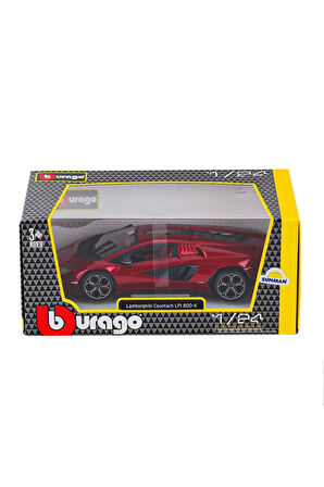 1021102 Burago Lamborghini Countach LPI 800-4 1:24 -Sunman Kız Erkek Çocuk Oyuncak Eğitici Oyuncakla