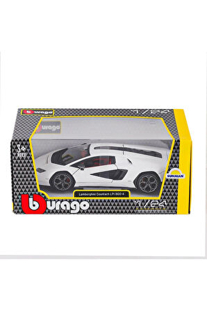 1021102 Burago Lamborghini Countach LPI 800-4 1:24 -Sunman Kız Erkek Çocuk Oyuncak Eğitici Oyuncakla
