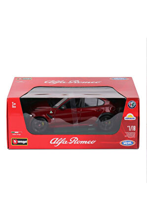 11048 Burago Alfa Romeo Gıula GTA 1:18 -Sunman Kız Erkek Çocuk Oyuncak Eğitici Oyuncaklar