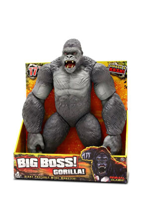 Big Boss Goril Figürü 43cm Kız Erkek Çocuk Oyuncak Eğitici Oyuncaklar