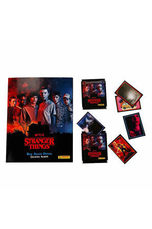 Stranger Things Çıkartma Albümü Kız Erkek Çocuk Oyuncak Eğitici Oyuncaklar