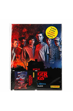 Stranger Things Çıkartma Albümü Kız Erkek Çocuk Oyuncak Eğitici Oyuncaklar