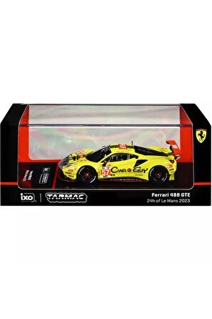 Tarmac Works 1/64 Ferrari 488 GTE 24h of Le Mans 2023 Kız Erkek Çocuk Oyuncak Eğitici Oyuncaklar