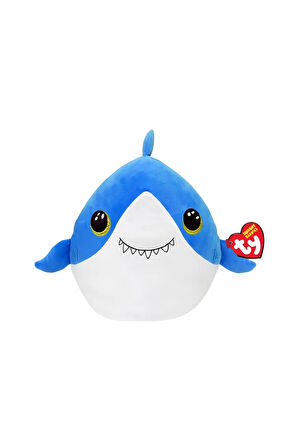 Ty Squishy Beanies Yastık Köpekbalığı Finsley 26cm Kız Erkek Çocuk Oyuncak Eğitici Oyuncaklar